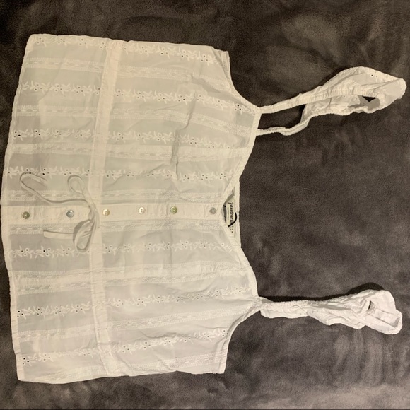 White lace crop top - Picture 2 of 2